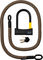 tex-lock Eyelet chain lock + D-lock shackle lock - wild hemp