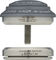 Chris King DropSet 4 IS42/28,6 - IS42/30 GripLock Steuersatz - matte slate/1 1/8"/IS42/28,6 - IS42/30