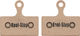 Kool Stop Plaquettes de Frein Disc pour Shimano - fritté - acier/SH-008