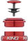 Chris King InSet i7 ZS44/28,6 - EC44/40 Mixed Tapered GripLock Steuersatz - red/1 1/8"/ZS44/28,6 - EC44/40