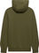 Fox Head X Fleece Hoodie - olive green | S