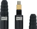 CONTEC Adaptador de válvulas para montaje Tubeless FastAir TL Road - 2 piezas - negro