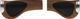 Ergon Puños de manillar GP1 Evo Single Twistshift para cambios de empuñadura unilaterales - brown-black