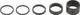 SRAM UD Carbon Headset Spacer Set, 5 pcs. - black-black