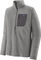 Patagonia Pulóver con cremallera en el cuello R1 Air - forever grey/M