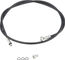 Trickstuff Beta Kevlar Brake Line Kit Banjo / Straight for Piccola - black-silver/900 mm