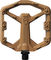 crankbrothers Pedales de plataforma Stamp 0 - brown/101 /102 /small