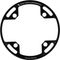 Wolf Tooth Components Anillo protector de cadena de 104 BCD Bash - black/32-34 dientes