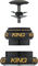 Chris King Jeu de Direction NoThreadSet EC34/28,6 - EC44/40 GripLock - two tone-black-gold/EC34/28,6 - EC44/40