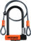 Kryptonite Evolution Mini 7 U-Lock with Kryptoflex® Cable - black-orange