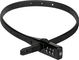 Kryptonite Candado de cable con combinación de cierre rápido - negro | 45 cm
