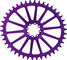 Garbaruk Oval Chainring AXS Road/CX SRAM Direct Mount 8-Hole Single Speed - violet/42 