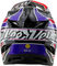 Troy Lee Designs D4 Polyacrylite Fullface Helm - linear black/57 - 58 cm
