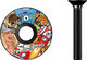 rie:sel design Capuchon de Direction stem:cap 1 1/8" - stickerbomb eyecatcher