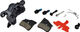 Shimano XT Bremssattel BR-M8120 mit Resinbelag - schwarz/Set/ohne
