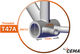 CEMA T47a for Shimano bottom bracket - schwarz | T47a