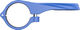 KOM Cycling Soporte para ciclocomputador CM01W para Wahoo - blue