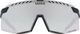 uvex uvex pace stage S V lunettes de sport - black mat/mirror blue