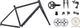 bc original Kit de Cadre Flint 28" avec Groupe Shimano GRX RX810 - schwarz | M | Axe Traversant 12 mm