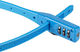 Kryptonite Candado de cable con combinación de cierre rápido - azul | 45 cm