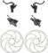 Magura MT Trail Sport Scheibenbremse Set + 6-Loch Bremsscheiben 203mm - universal | Set | Flip-Flop (seitenunspezifisch)