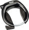 ABUS Antivol de Cadre Pro Tectic 4960 LH NKR avec Chain 6KS/85 + sac ST4850 - noir-argenté