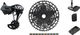 SRAM Kit de Mise à Niveau X01 Eagle AXS 1x12vit. avec Cassette pour Shimano - black - XX1 rainbow/Shimano VTT/14 dents/Shimano MTB/aucun/11-50/aucun/sans