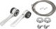 Shimano Set de manetas cambios d+t SL-R400 2-/3-/8-vel. p. cuadros de aluminio - plata