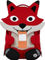 Affenzahn Gran Amigo mochila para niños - fuchs/8 