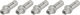 DT Swiss Écrous en Laiton Pro Lock® Squorx Pro Head® 2,0 mm - 5 pièces - argenté