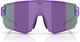 Bliz P005 Sports Glasses - transparent purple | purple mirror