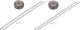 bc basic Urban Deore Disc Center Lock P-22 28" Laufradsatz - schwarz/28" Satz (VR 15x100 + HR 12x142) Shimano Micro Spline