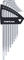 Topeak Torx Wrench Set - silver