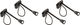 ORTLIEB Set de Fixation Safe-it - noir