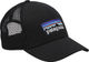 Patagonia P-6 Logo LoPro Trucker Cap - black | one size