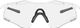 Oakley Gafas deportivas Cybr Zero - matte white/clear to black iridium photochromic