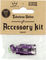 Peaty's Holeshot Fast Flow Tubeless-Ventil Ersatzteil Set - violet