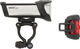 busch+müller Ixon Core 50 + IXXI LED Beleuchtungsset mit StVZO-Zulassung - silber-schwarz