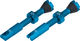 Peaty's Chris King Edition MK2 Tubeless Ventil 2er-Set - turquoise/SV 42 mm