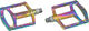 Xpedo Spry Aluminium Platform Pedals - oil slick