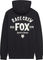 Fox Head Slogan Fleece Pullover - black/S