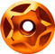 Ambit Components Capuchon de Jeu de Direction Topcap Bartender - orange/0 mm