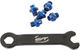 CONTEC Crampons R-Pins pour Pédales à Plateforme - blue steel