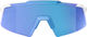 100% Aerocraft Hiper Sportbrille - matte white/hiper blue mirror