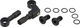 Trickstuff Beta Kevlar Hose Connection Set Angle/Banjo 5 mm - black