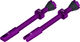 Peaty's Chris King Edition MK2 Tubeless Ventil 2er-Set - violet/SV 60 mm
