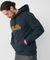 Fjällräven Logo Hoodie - dark navy | L