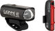 Lezyne Hecto 40 Frontlicht + Stick Rücklicht Beleuchtungsset mit StVZO - schwarz/140