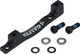 GALFER Adaptateur de Frein à Disque pour Disque de 203 mm - black/203 mm/Post Mount