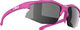 Bliz Lunettes de sport Hybrid Small - matte rose/smoke-silver